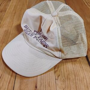 Nissin Cap Vintage "I'm Polish.." Graphic Creme Snapback Trucker Cap